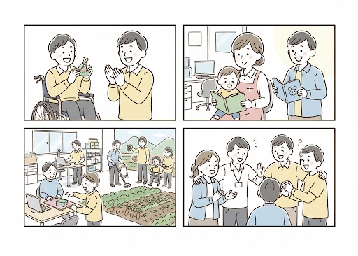 就労Ｂ型職員の仕事の魅力