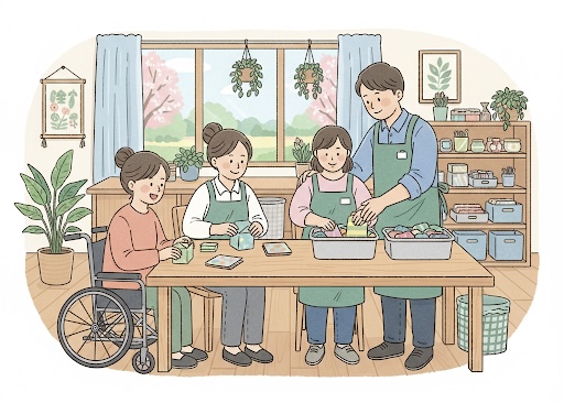 就労Ｂ型職員の仕事