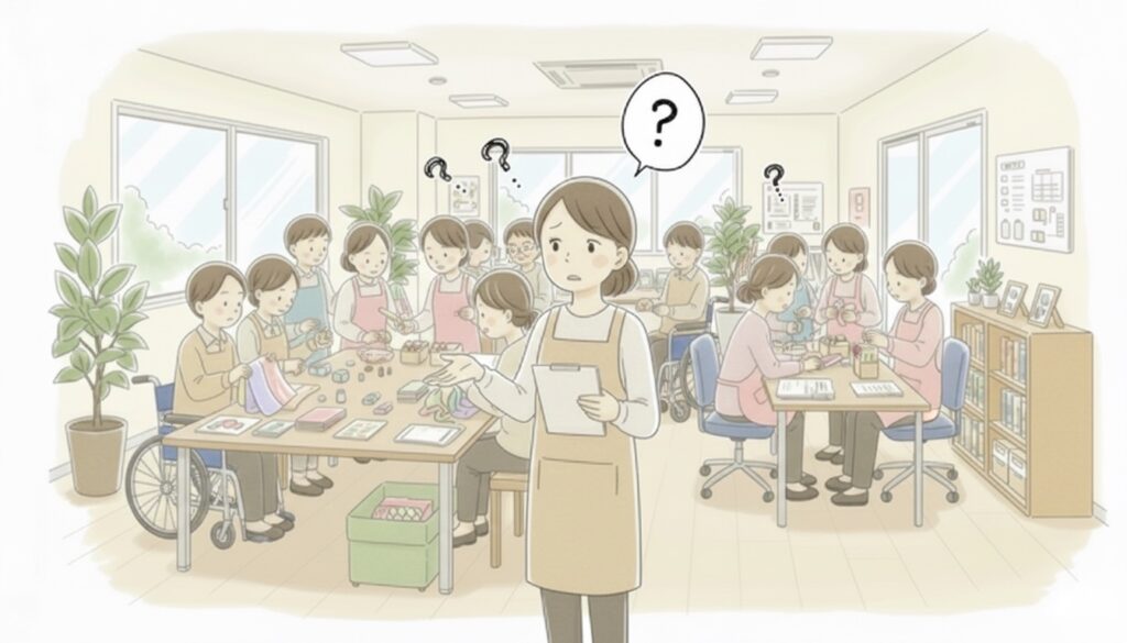 未経験　就労B型職員　人の顔と名前を覚えるのが苦手