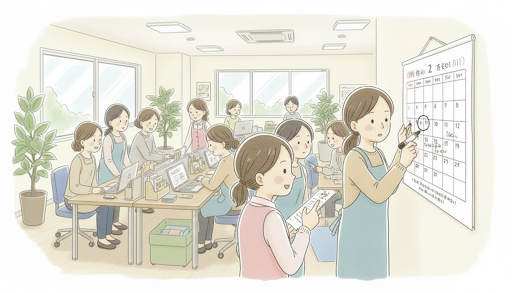 就労B型　休日　残業