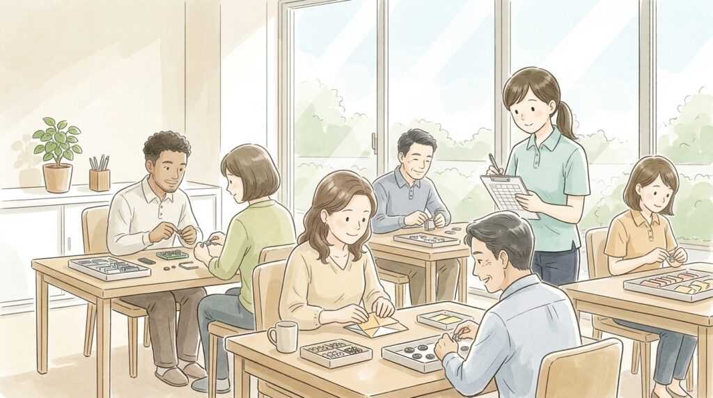 就労Ｂ型　企業　業務委託
